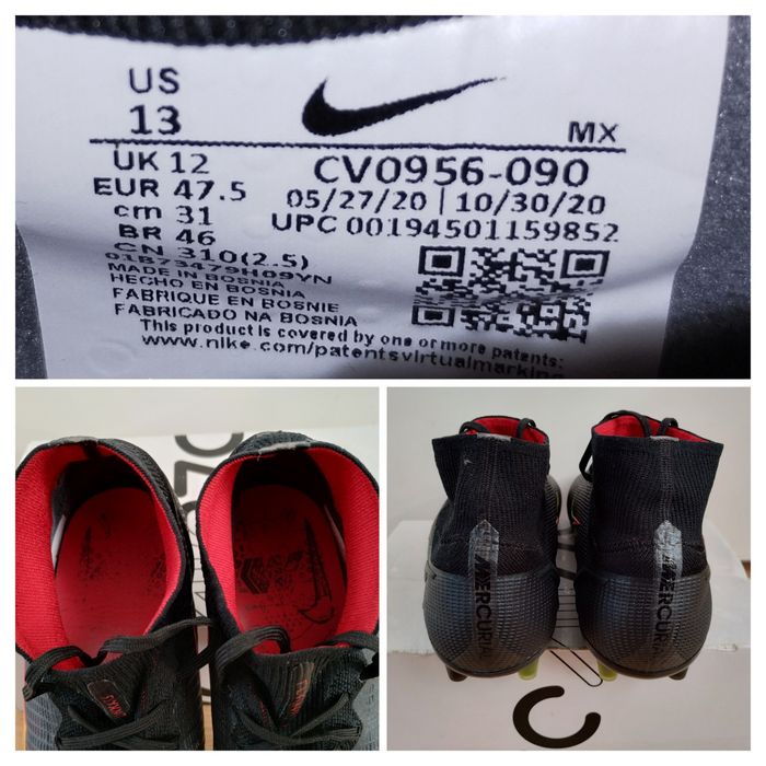 Buty korki piłkarskie 47,5 Nike Mercurial Superfly 8 Elite AG-PRO Acc