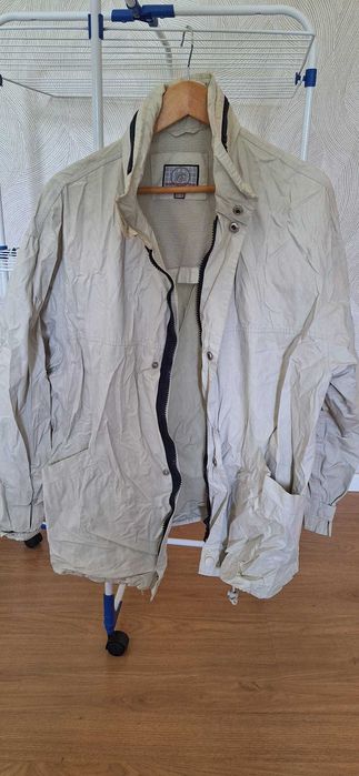 Casaco impermeável branco. Water Sportwear
