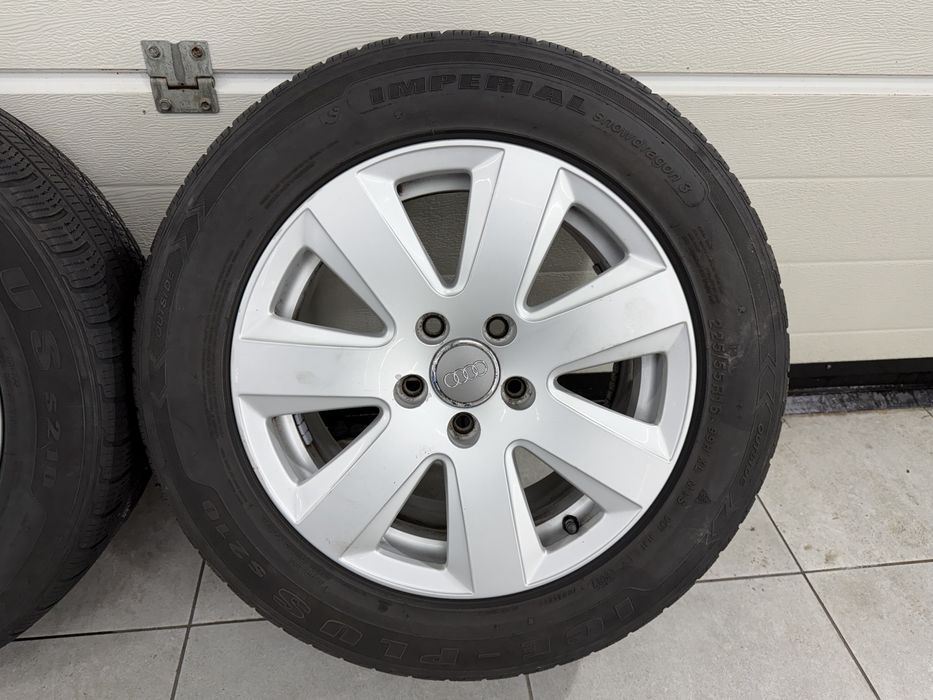 Koła z oponami zimowymi 225/55/R16 Audi