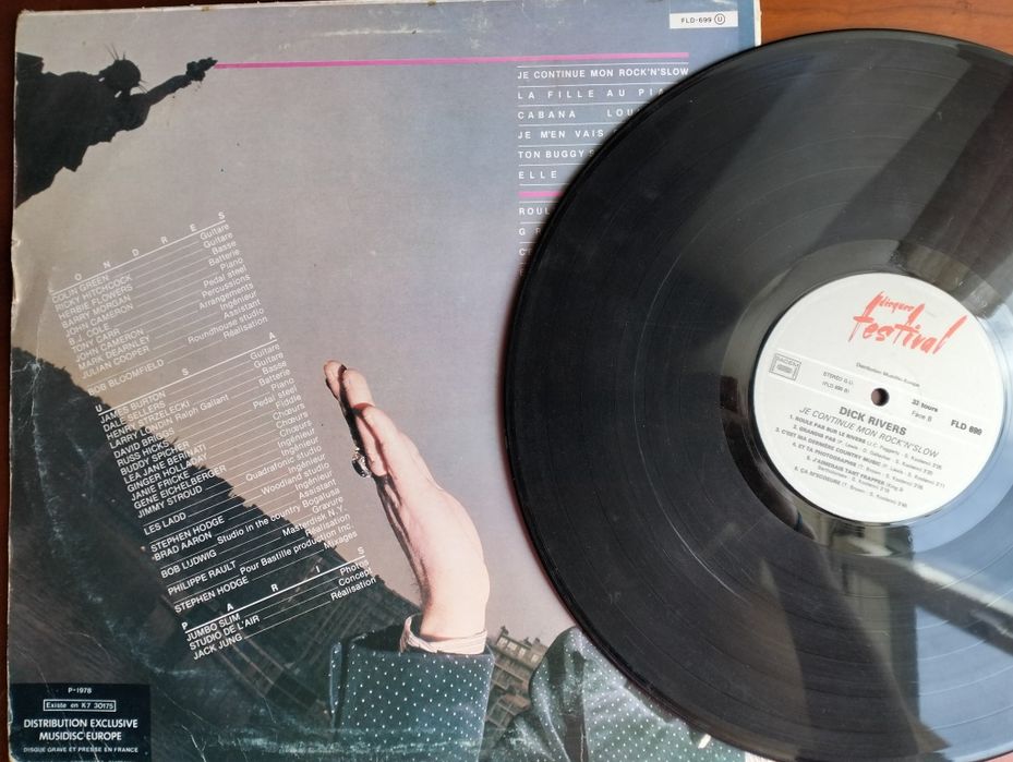 Disco de vinil LP Dick Rivers425766612590940162