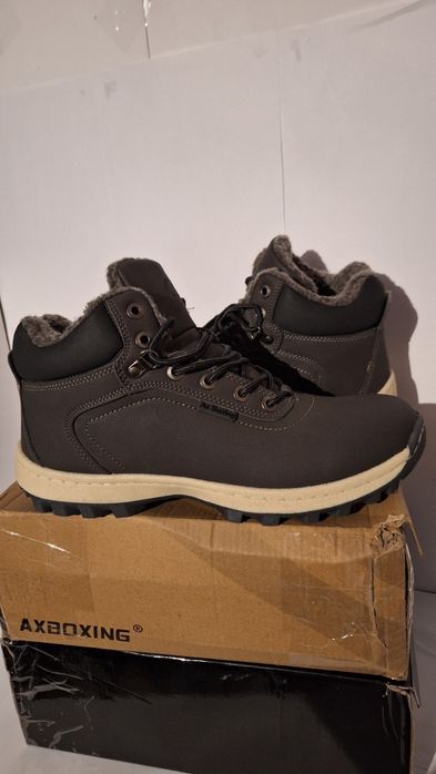 Buty nowe męskie zimowe kolor szary rozmiar 44