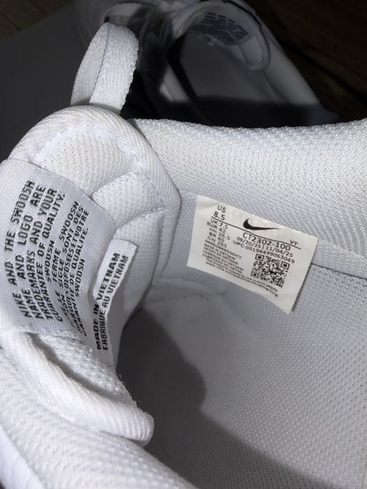 Buty Męskie Nike Air Force 1’07 Biel/Czerń