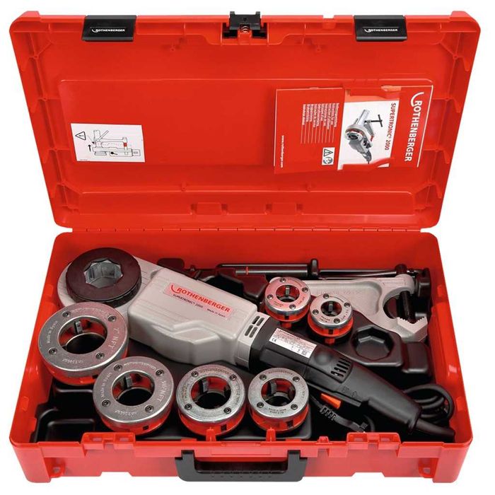 Aluguer roscadora-tarracha elec. portátil de 1/2" a 2", por dia desde