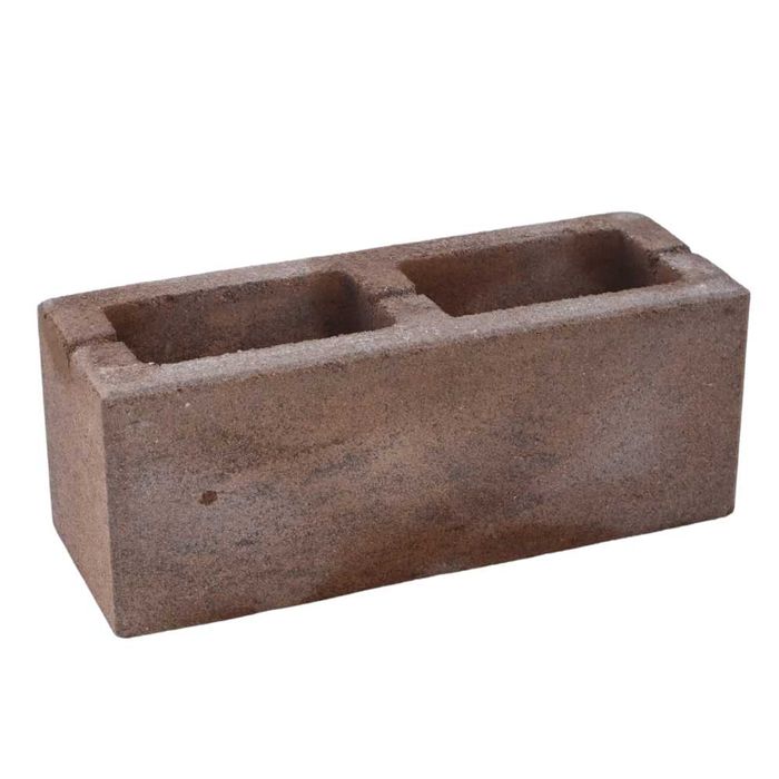 Блоки модульні – Євро блоки для паркану гладкі – 190х190х500