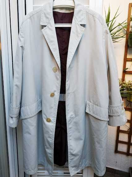 Gabardine vintage, cinzento claro