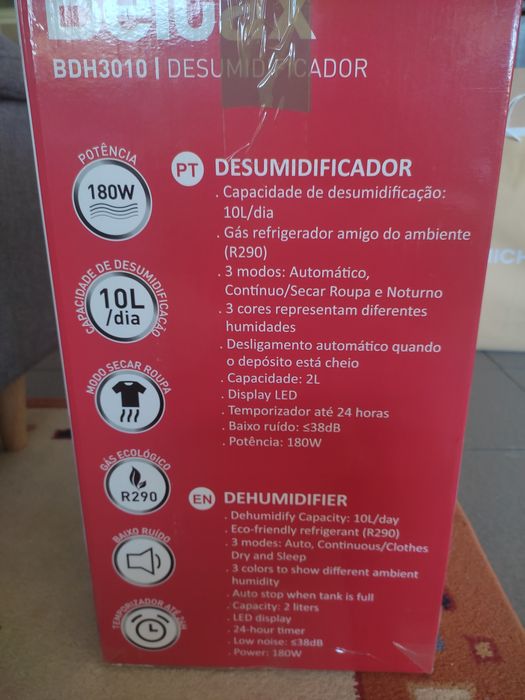 Desumidificador Beltax 10L