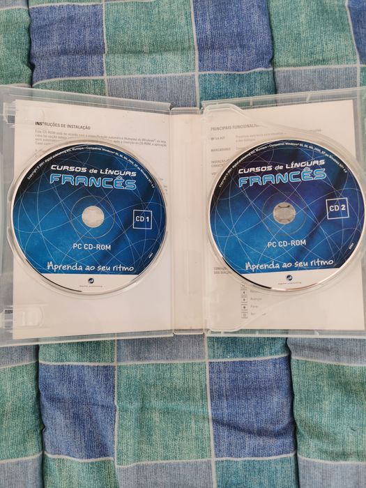 CD's Curso de Línguas - Inglês / Francês