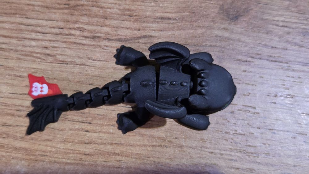 Druk 3D Dragon Szczerbatek