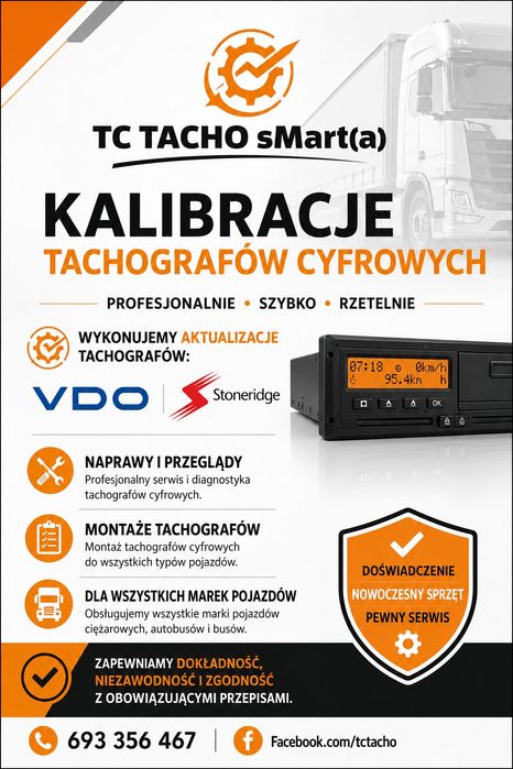 Kalibracja Aktualizacja Tachografów