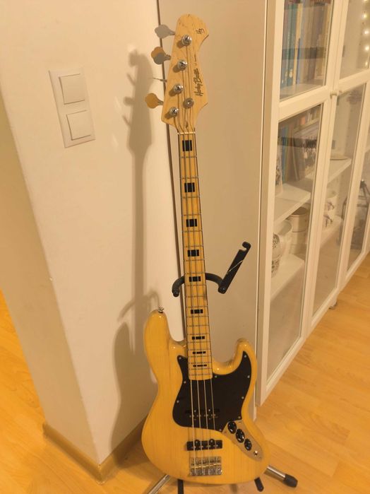gitara basowa 4 strunowa, Harley Benton JB-75MN NA Vintage Series