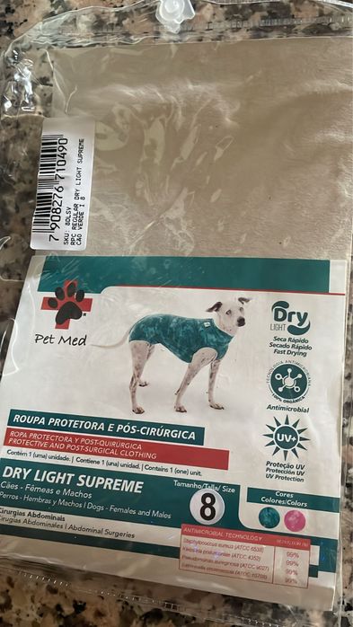 Body cirurgico para cao