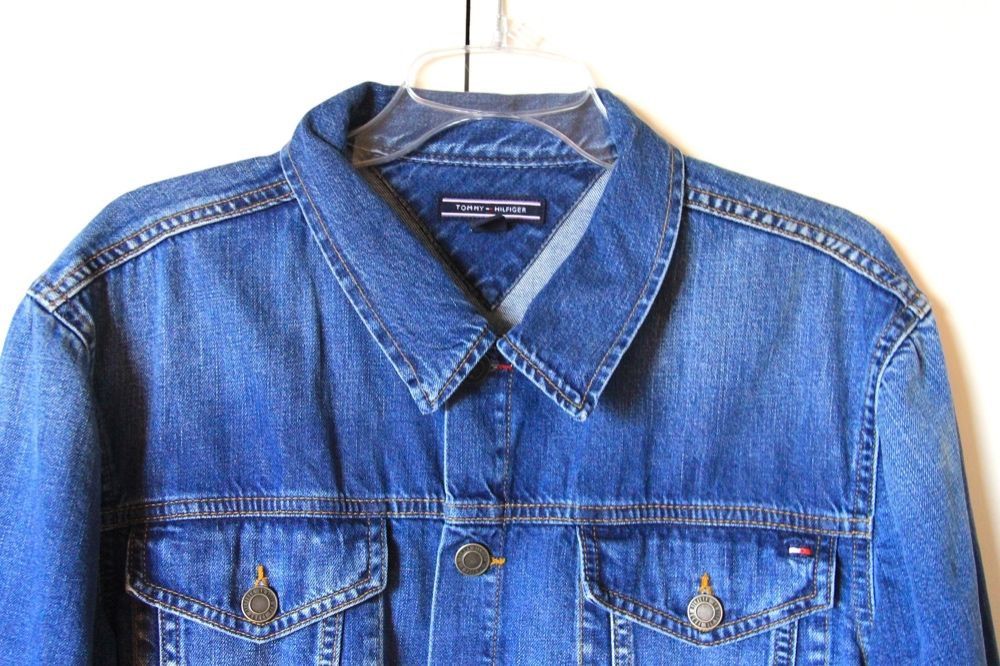 Tommy Hilfiger jeansowa kurtka koszula meska xl jeans