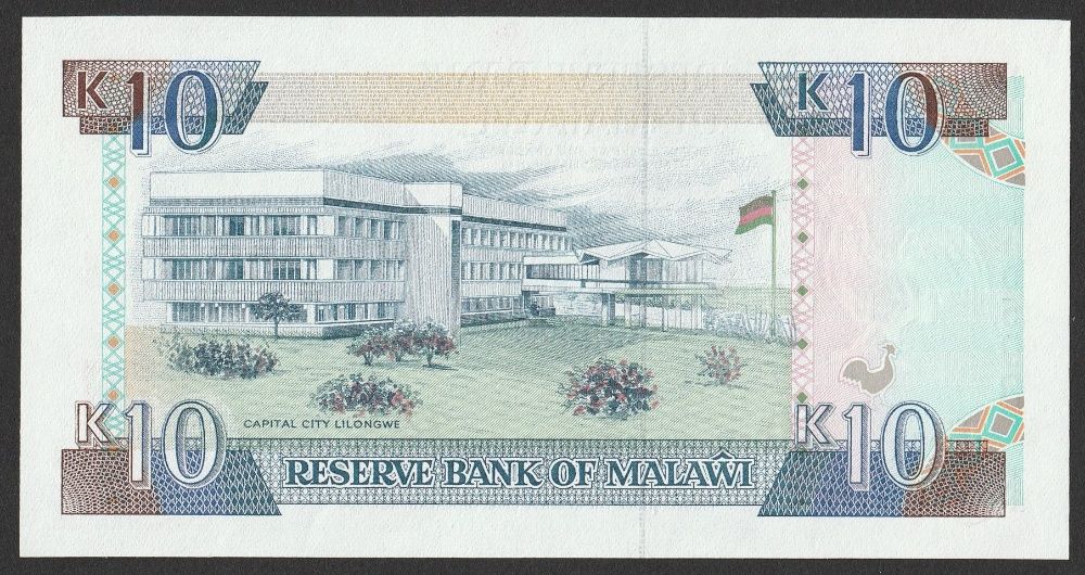 Malawi 10 kwacha 1994 - stan bankowy UNC