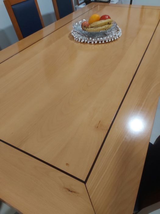 Mesa de Madeira Maciça 220cm