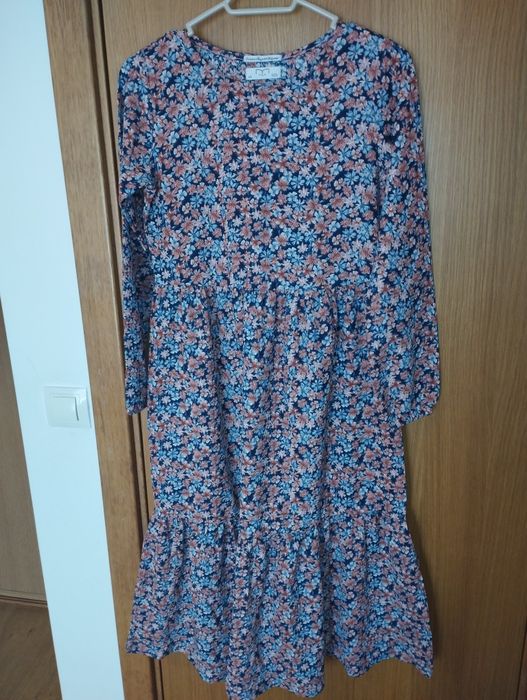 Vestido midi floral