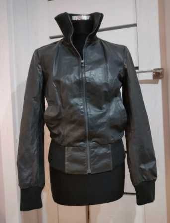 Vintage kurtka damska ze skory naturalnej.