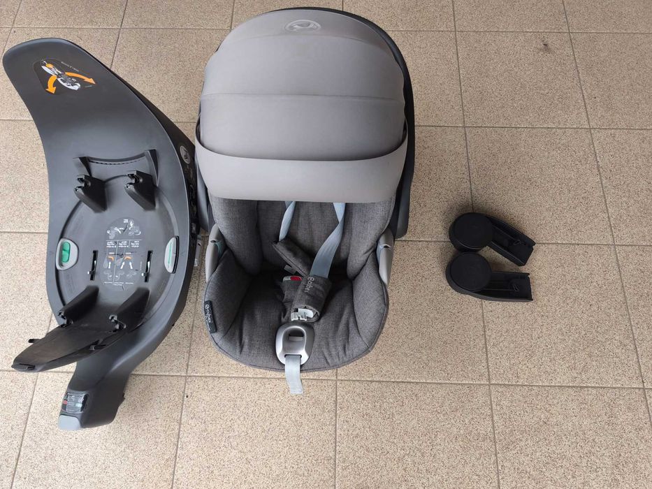 Fotelik Cybex Cloud T i-Size + baza + adaptery do wózka