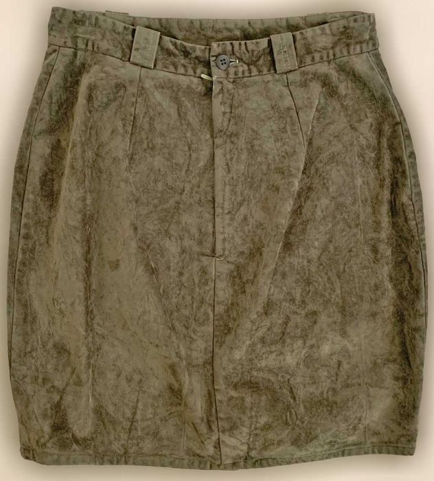 Mini-Saia em Camurça Verde, Nova