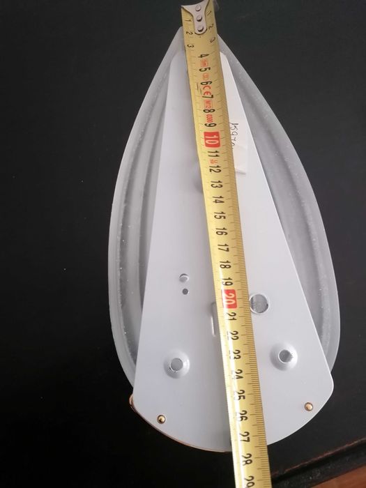 Espectaculares Apliques de Parede em Vidro Branco -Novo