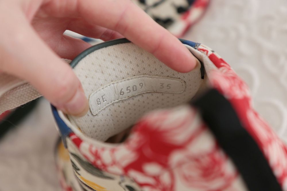 Buty sneakersy FENDI 35 trampki piękne kolorowe oryginalne skóra wzory