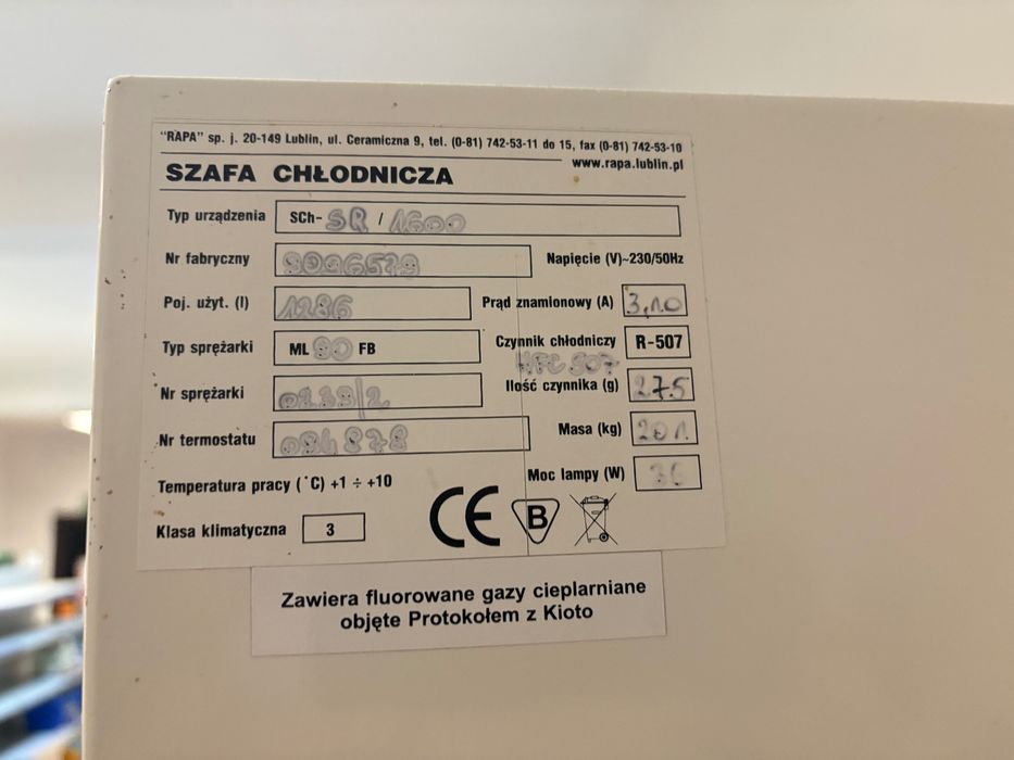 Szafa chłodnicza stan bdb