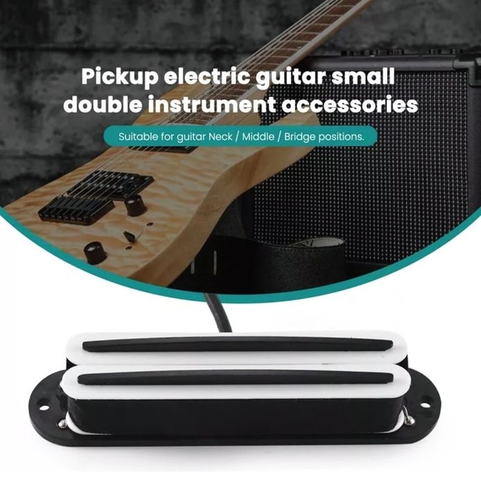 Captador Pickup Dual Hotrail Alnico 5 Guitarra Eléctrica Novo!