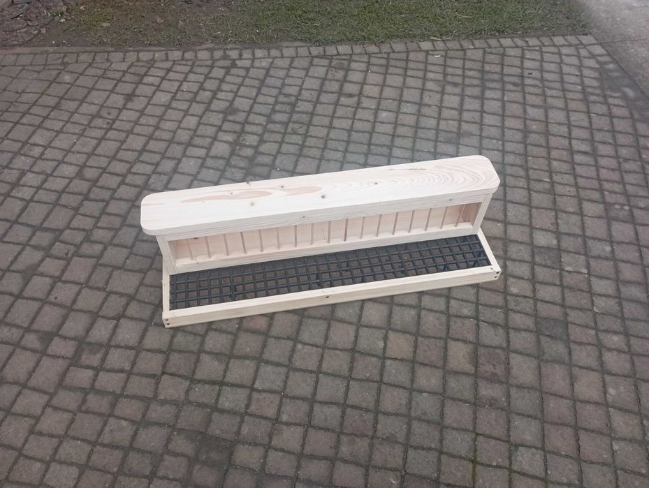 Karmnik dla gołębi+plus podstawka z rusztem 100cm