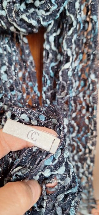Apaszka 175/27cm viskoza moher CC CHANEL