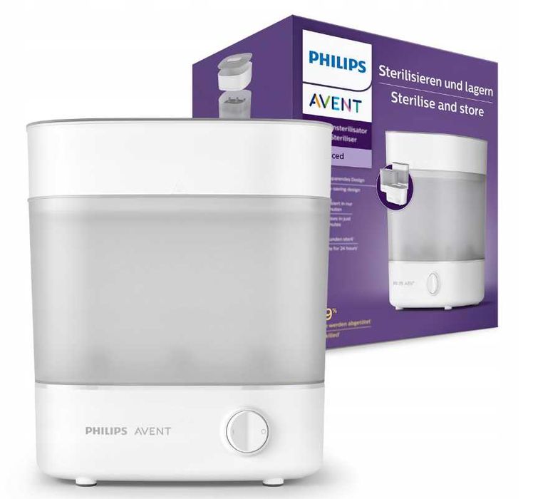 Sterylizator Parowy Philips Avent Elektryczny Domowy 10min do Butelek