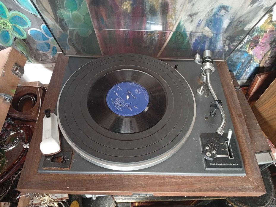 Alpleficador Aiwa e gira discos CEC