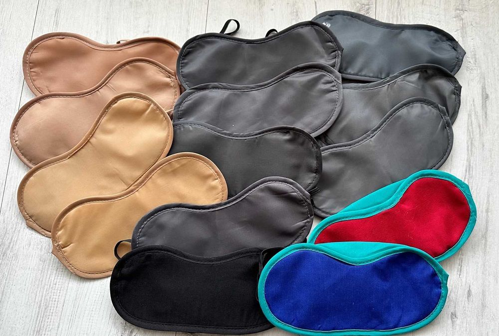 NOWA Opaska na oczy do spania BLACKOUT niebieska