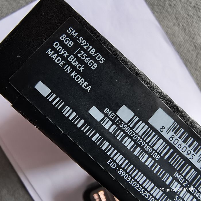 Samsung S24 256 gb jak nowy Onyx Black  Stan idealny