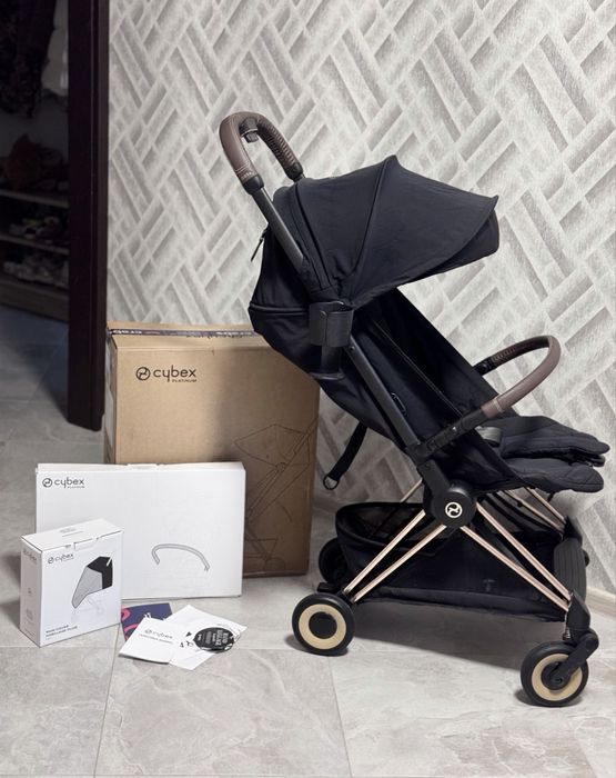 Cybex Coya Rose Gold Sepia Black Коробка Бампер