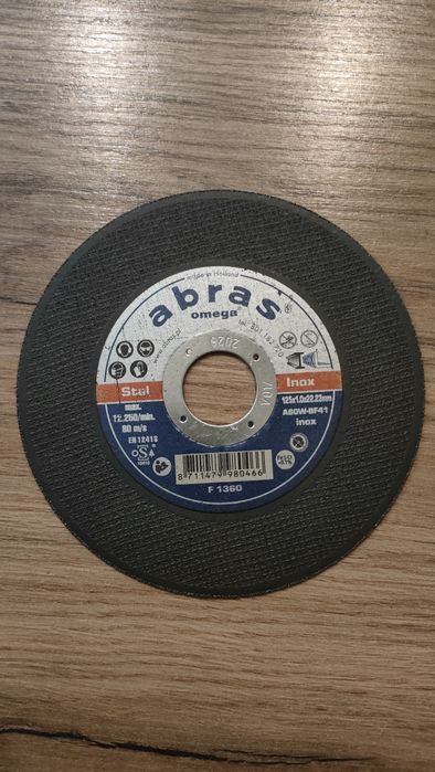 Отрезной (круг) диск по металлу 125×1.0мм; 125×2.5; 180×2.5.