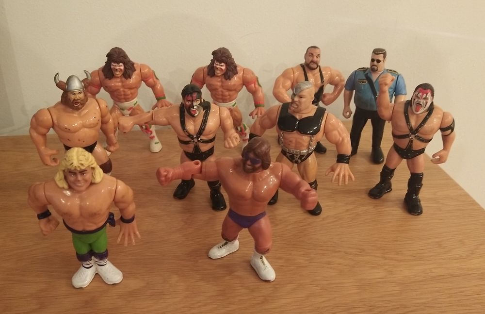 Vários bonecos da WWF - Anos 90