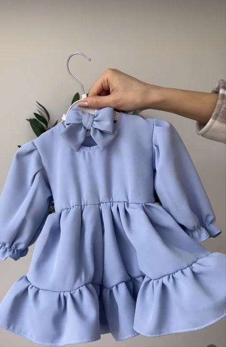 Сукня плаття Святкова нарядна ефектна сукня-боді доя дівчинки