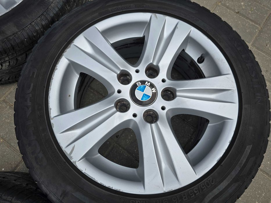BMW E87 E81 E82 E90 E91 Alufelgi 16" 5x120 7J ET44 STYLING 222 Opony 205/55R16