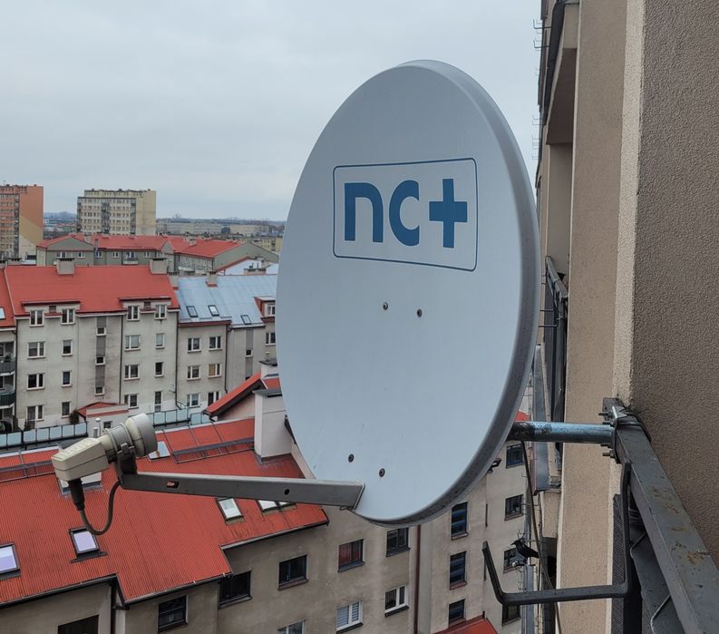 Antena 80+ konwerter unicable II+ mocowanie