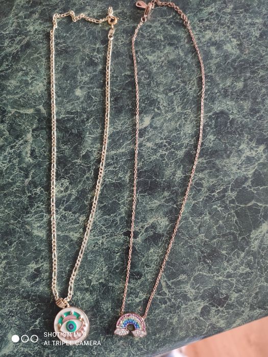 Цепочка подвес глаз радуга серьги шарики древо палочки xuping