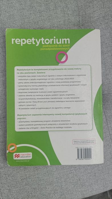 Repetytorium angielski zakres podstawowy i rozszerzony