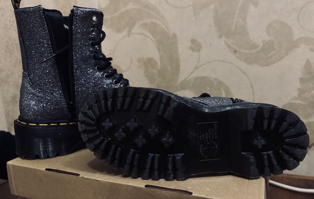 Dr. Martens Jadon Glitter (оригинал, блестящие, на платформе) 37 р.