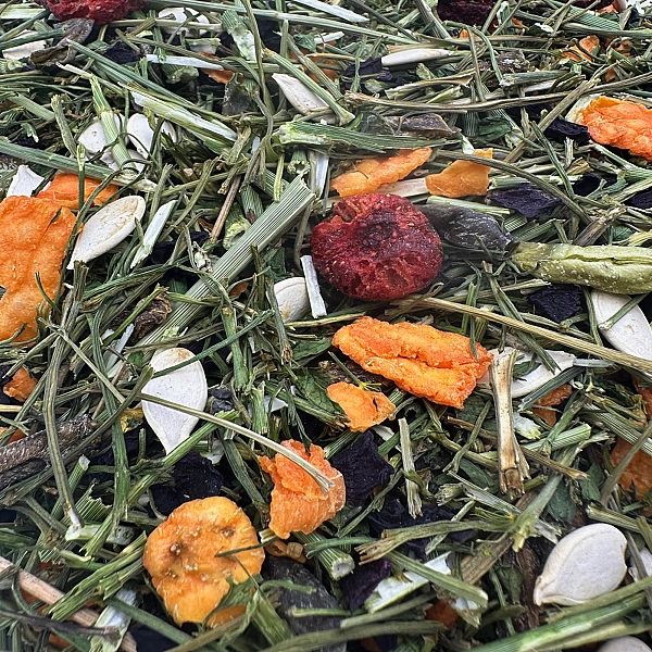 Zioła warzywa dla gryzoni królika świnki U BABCI W OGRÓDKU 500 karma C