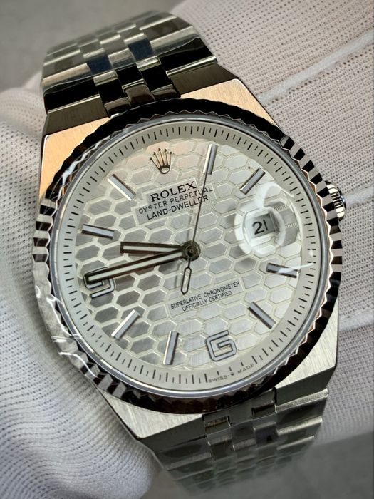 Чоловічий годинник Rolex Land Dweller мужские швейцарские часы