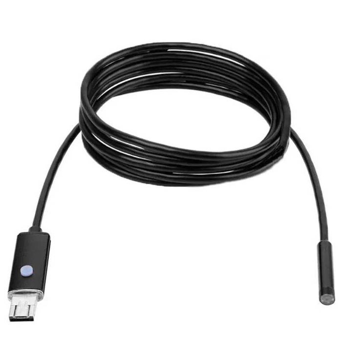 Câmera Inspeção IP67 LED USB c/ 5 metros Android, PC