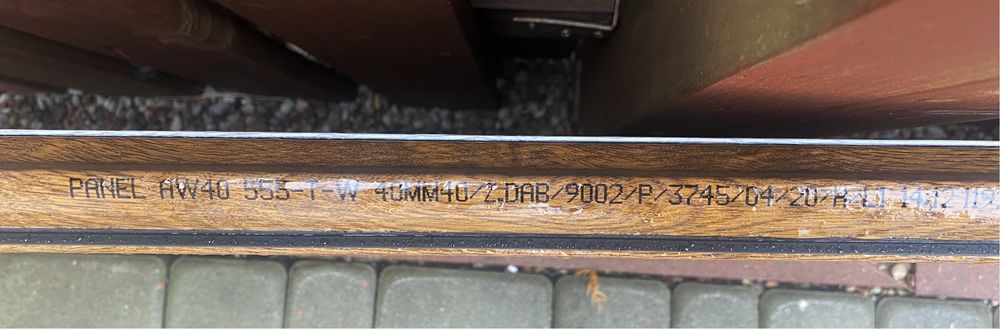 Panel segment dolny do pojedynczej bramy Wiśniowski nowy faktura