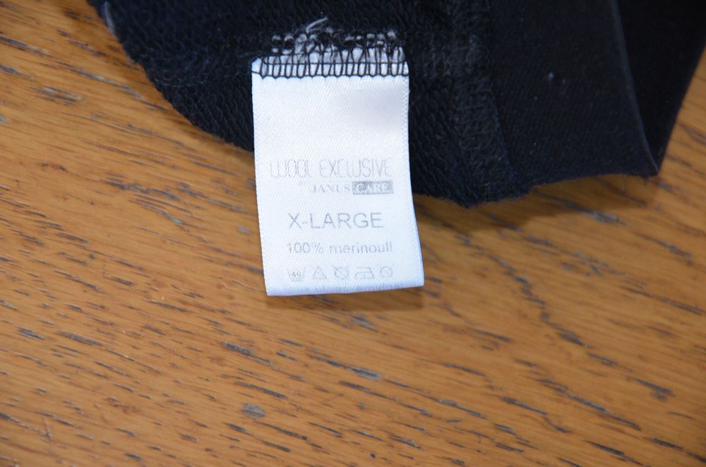 stanik top biustonosz 100% merino wool x-large