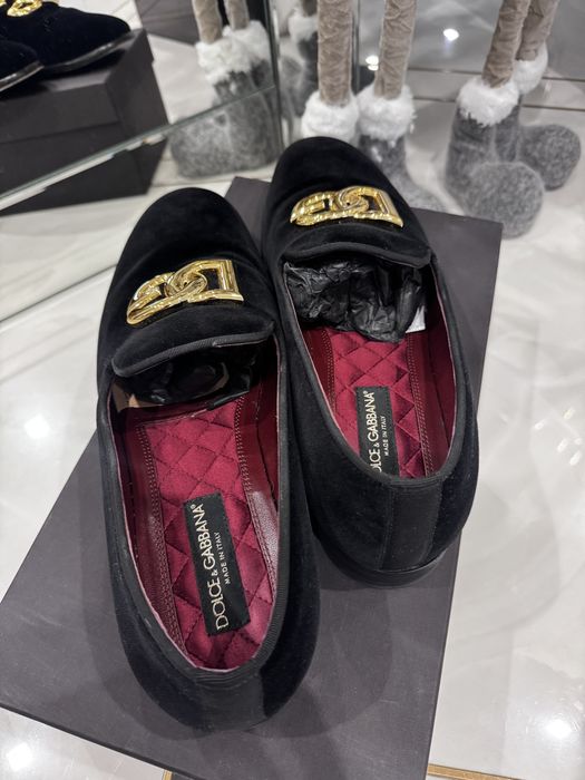 Туфлі бархатні Dolce&gabbana оригінал