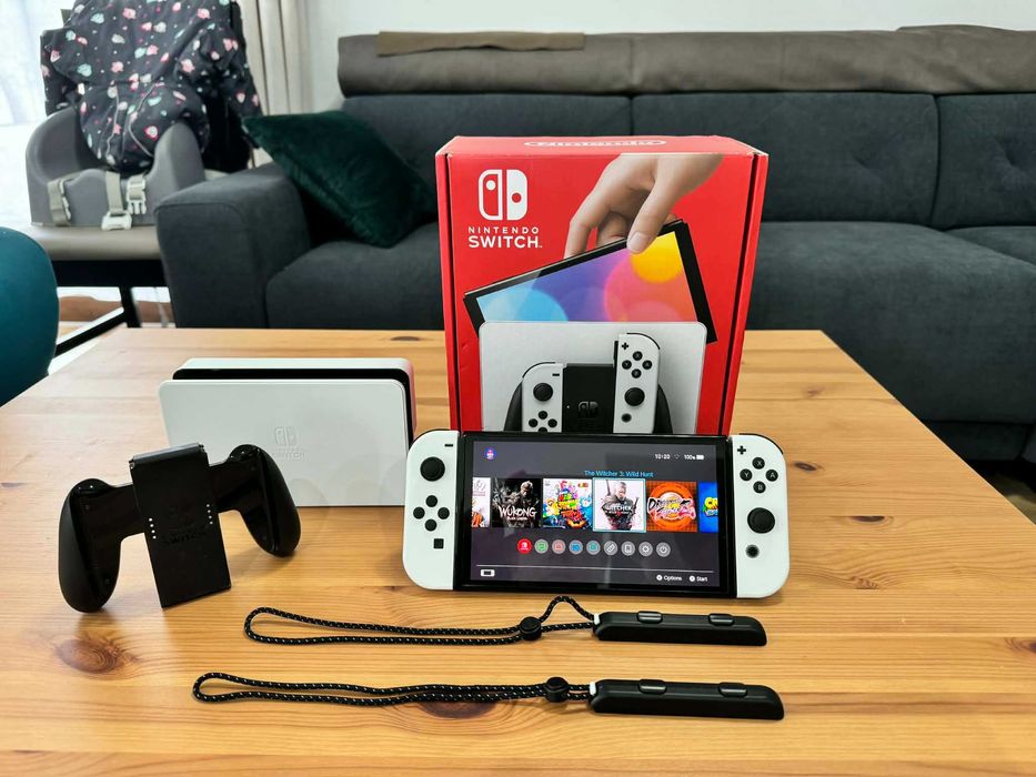 NOWA Nintendo Switch OLED karta 512GB Picofly Przerobiona z grami