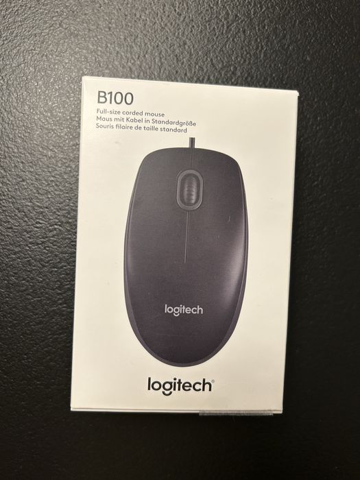 Mysz przewodowa Logitech B100 czarna