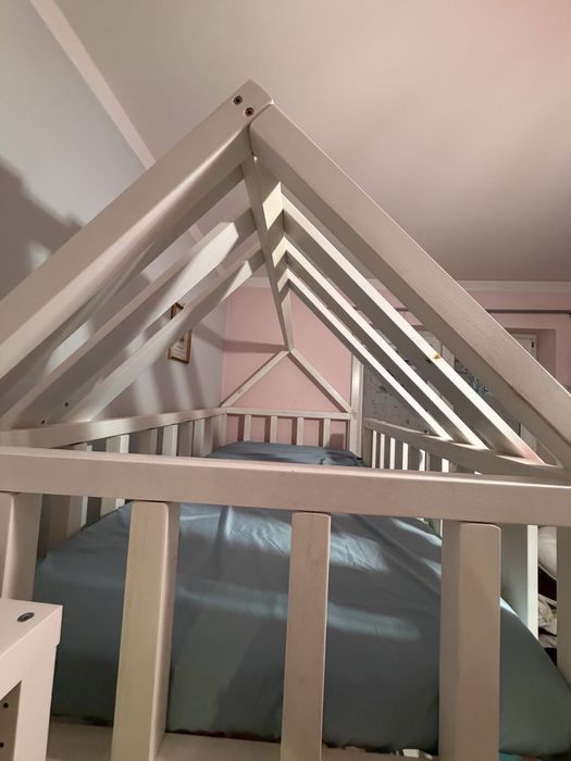 Lożko pietrowe, drewniane